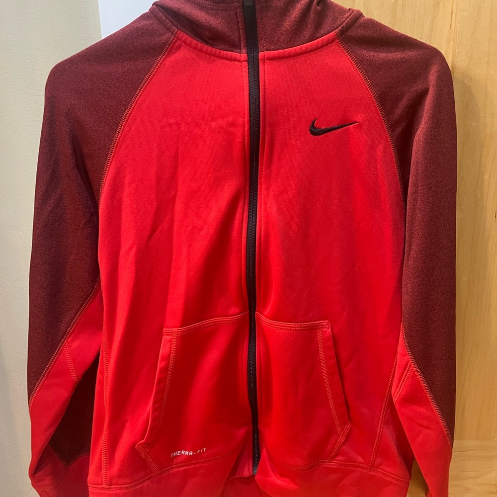 Nike Red and Black Therma-Fit Jacket